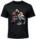 Short Sleeve T-Shirt Skater Girl