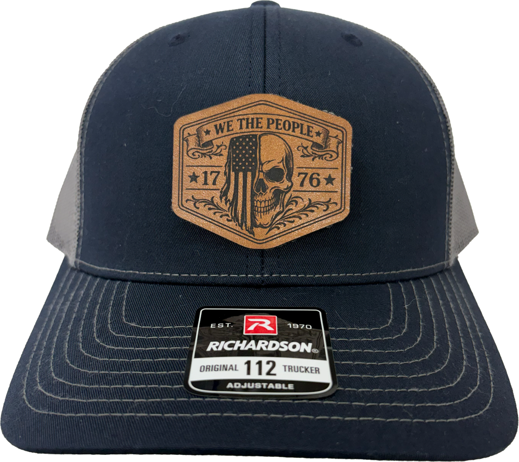 We The People Flag Skull Hat